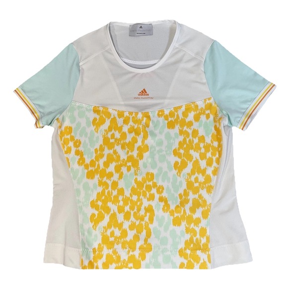 Adidas x Stella McCartney T-Shirt Women's L Active Barricade Short Sleeve Tennis - Picture 1 of 8
